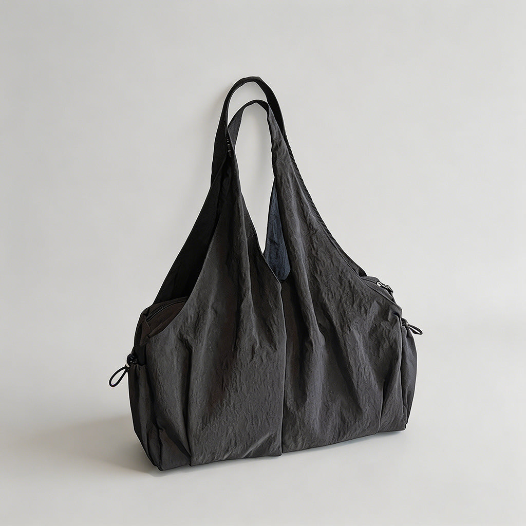 Nylon Slouchy Tote Bag - Shopdayla Wholesale - #1154