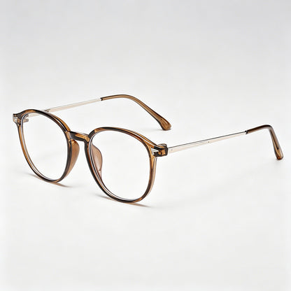 Oval Anti-Blue Light Eyeglasse - Shopdayla Wholesale - #7746