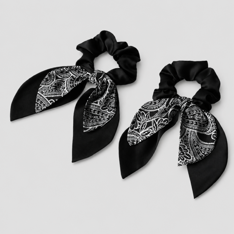 Retro Floral Streamer Bow Tie - Shopdayla Wholesale - #4450