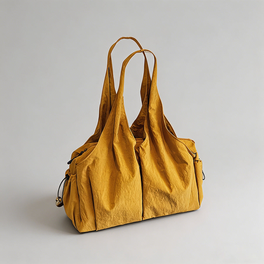 Nylon Slouchy Tote Bag - Shopdayla Wholesale - #4546