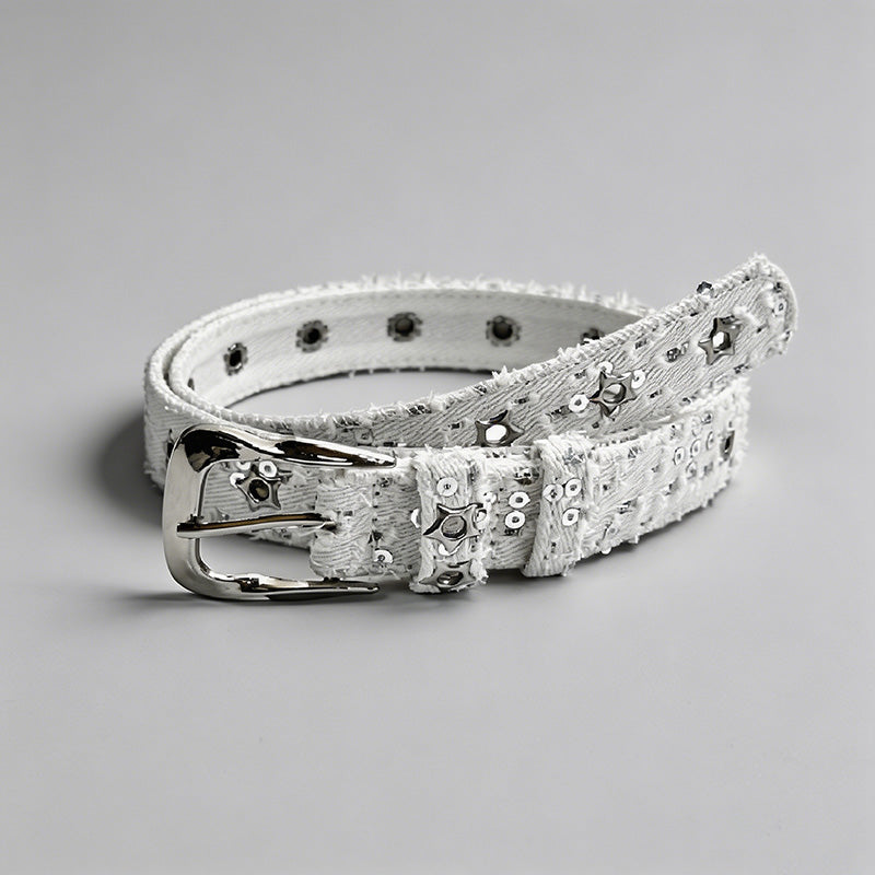 Denim Canvas Pin Buckle Belt - Shopdayla Wholesale - #8546