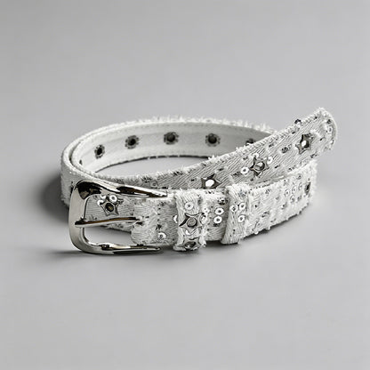 Denim Canvas Pin Buckle Belt - Shopdayla Wholesale - #8546