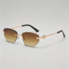 Gold Frame / Gradient Brown Lens / One Size