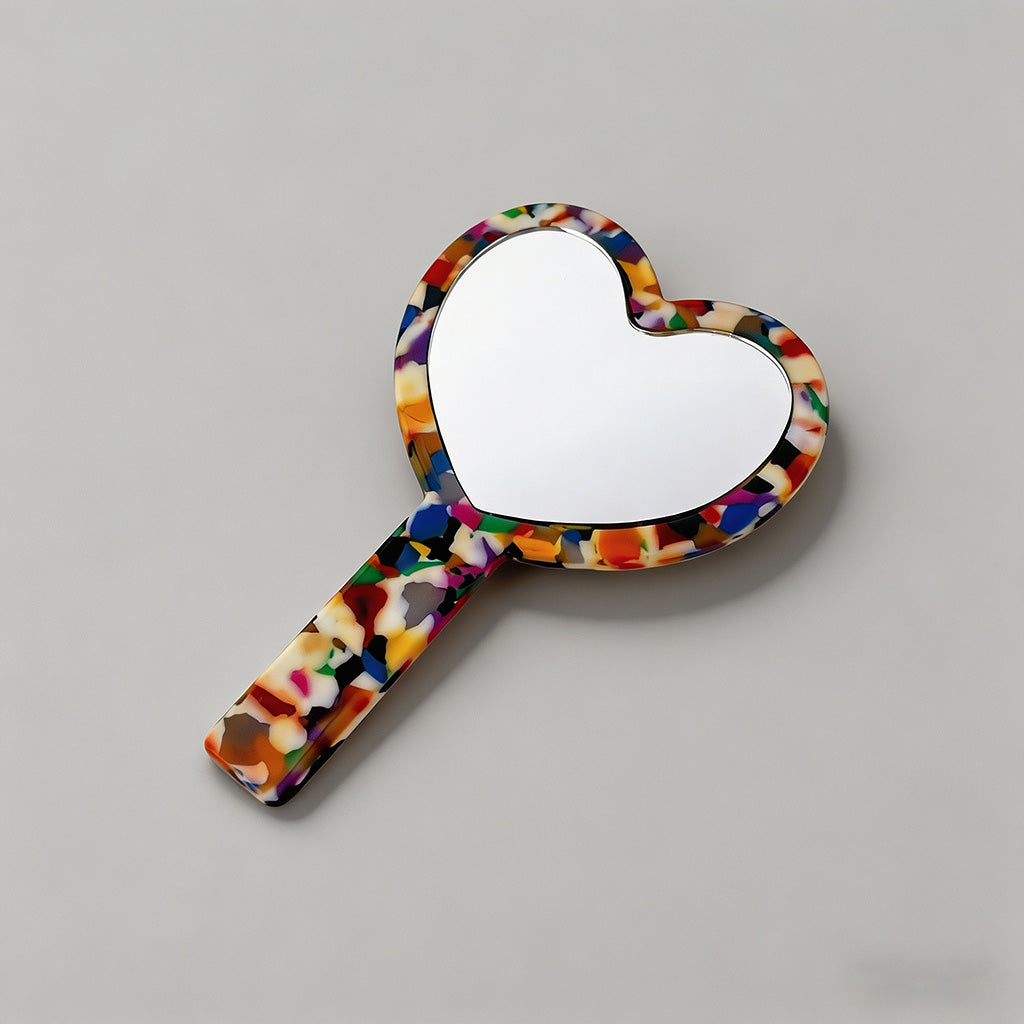 Acetate Heart-Shaped Handheld - Shopdayla Wholesale - #5778