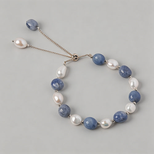 Blue Aventurine & Baroque Pear - Shopdayla Wholesale - #2898