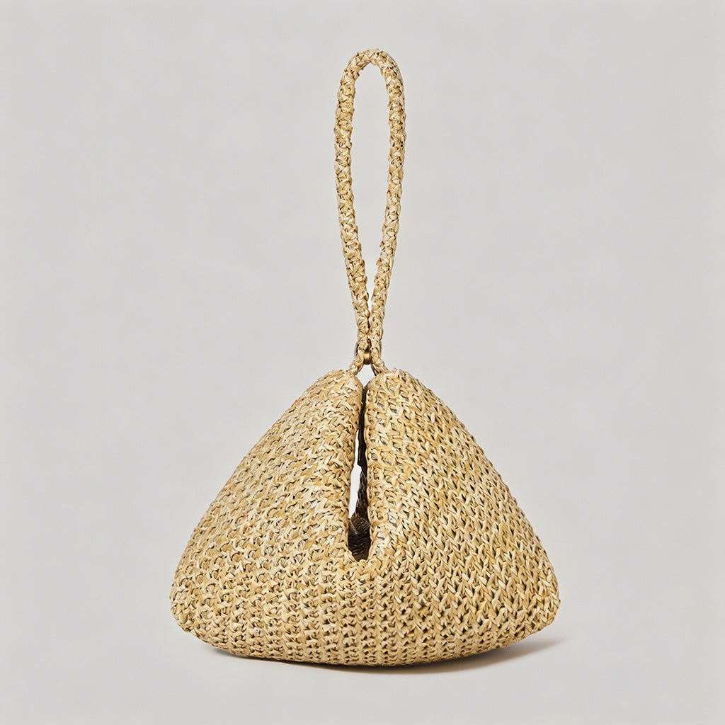 Vintage Studded Straw Triangle - Shopdayla Wholesale - #5906