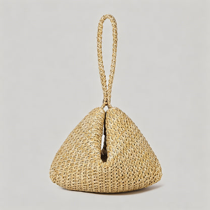 Vintage Studded Straw Triangle - Shopdayla Wholesale - #5906