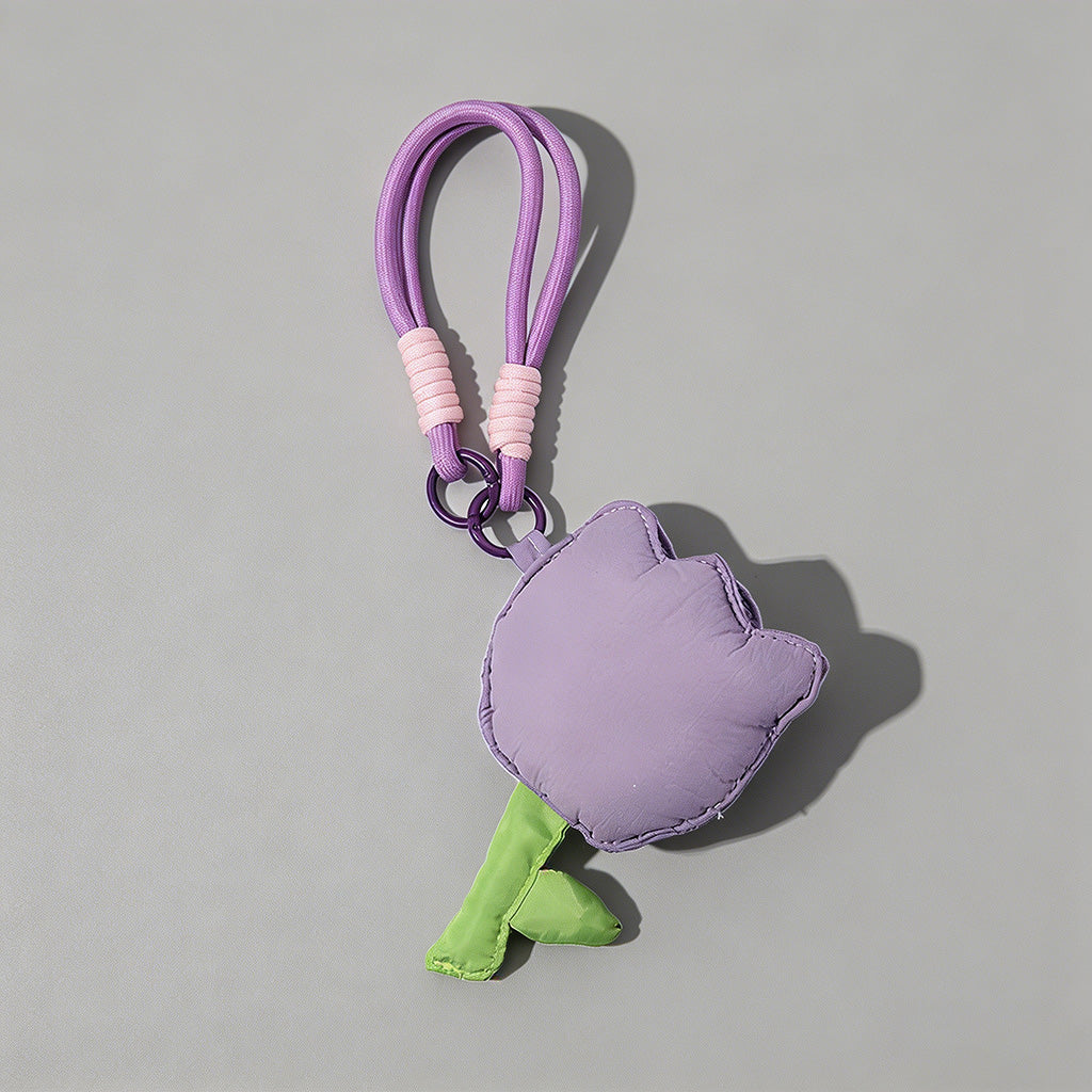 Elegance Puffy Tulip Bag Charm - Shopdayla Wholesale - #1922