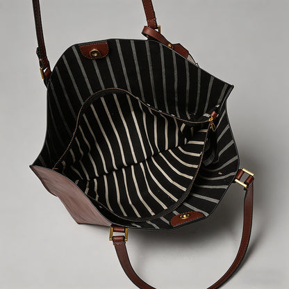 Vintage Leather Tote Bag - Shopdayla Wholesale - #4066