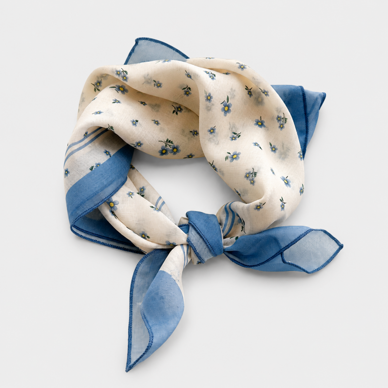 Simple Polka‑Dots Square Scarf - Shopdayla Wholesale - #1554