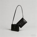 Minimalist Dual-Pouch Genuine - Shopdayla Wholesale - #4834