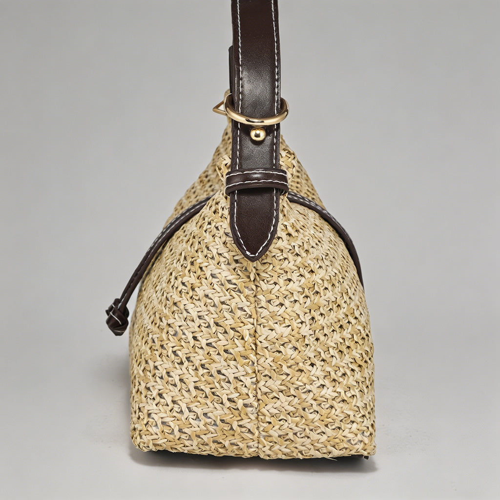 Vintage Straw Hobo Shoulder Ba - Shopdayla Wholesale - #1186