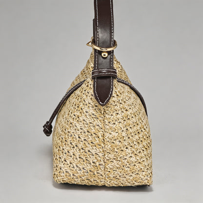 Vintage Straw Hobo Shoulder Ba - Shopdayla Wholesale - #1186