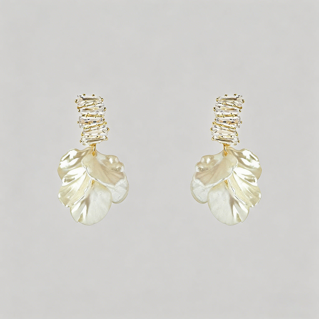 Orchid Flower Earrings - Shopdayla Wholesale - #4722