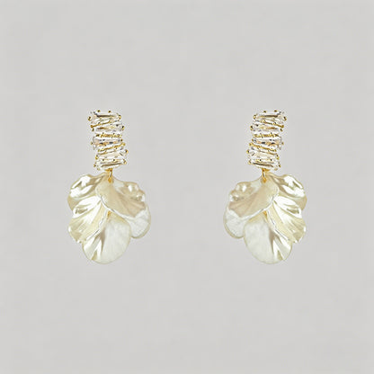 Orchid Flower Earrings - Shopdayla Wholesale - #4722