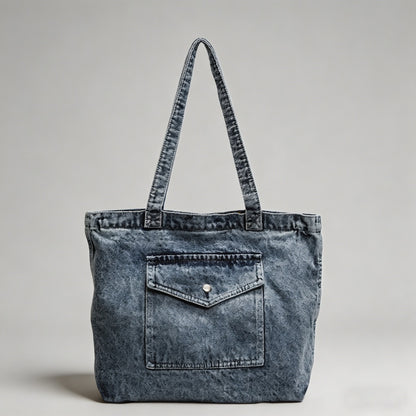 Vintage Denim Tote Bag - Shopdayla Wholesale - #0674