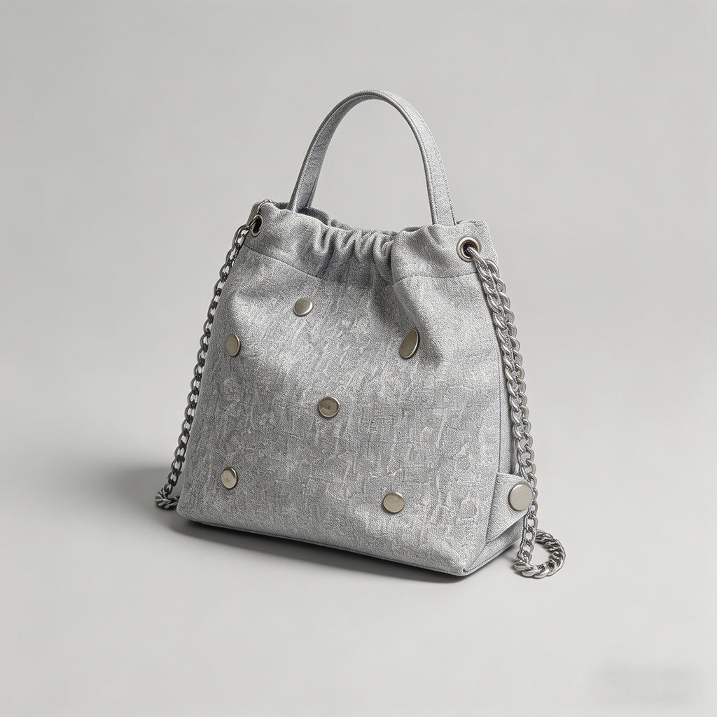 Sparkle Drawstring Bucket Bag - Shopdayla Wholesale - #6658