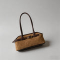 Color Block Suede Shoulder Bag - Shopdayla Wholesale - #8082