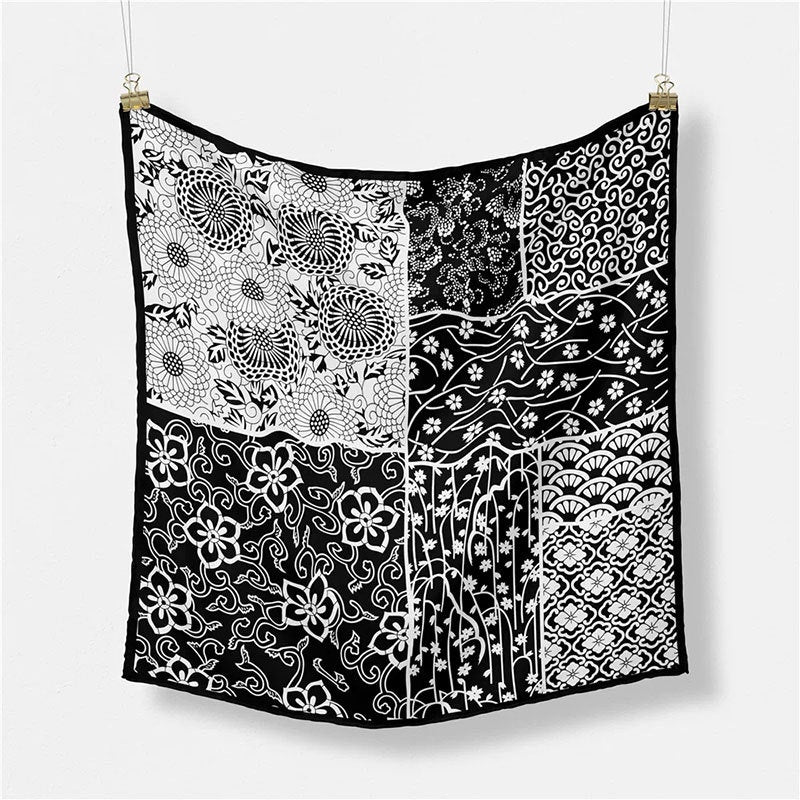 Vintage Paisley Print Square S - Shopdayla Wholesale - #8706