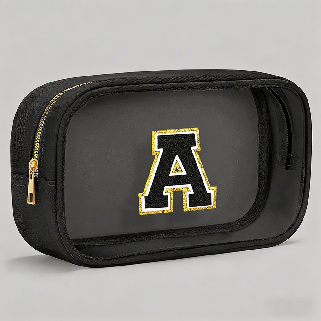 Clear Initial Travel Case - Shopdayla Wholesale - #3394