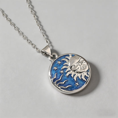 Celestial Sun Moon Star Enamel - Shopdayla Wholesale - #4178