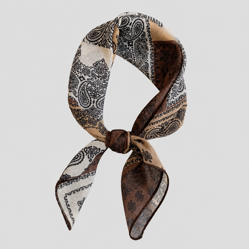 Boho Geometric Square Scarf