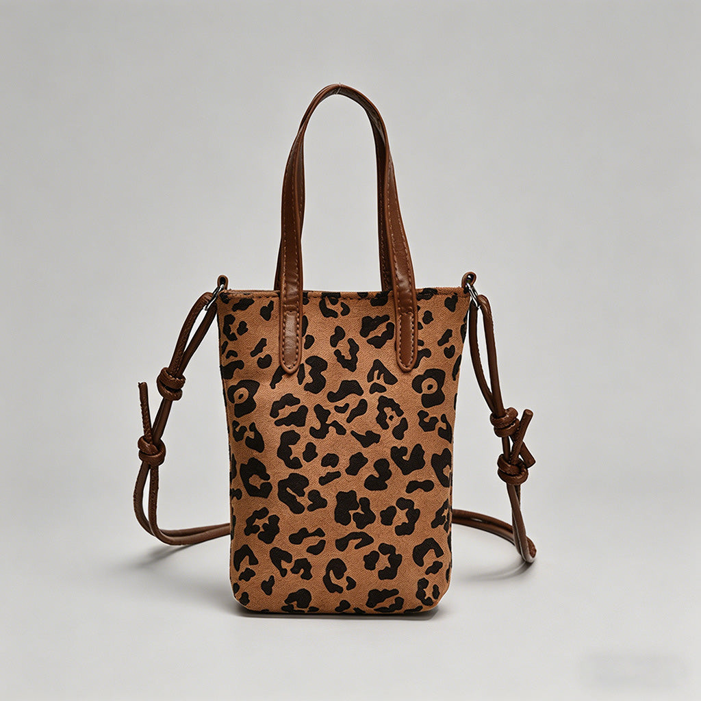 Vintage Suede Mini Bucket Cros - Shopdayla Wholesale - #4050
