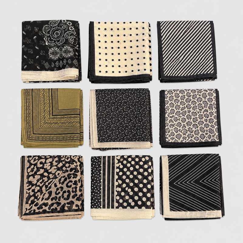 Vintage Leopard Print Square S - Shopdayla Wholesale - #1266