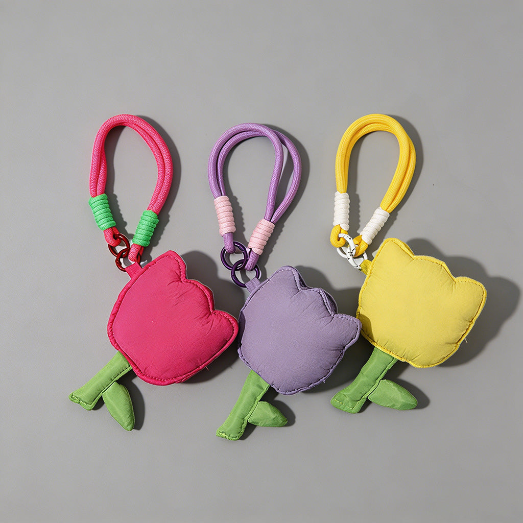 Elegance Puffy Tulip Bag Charm - Shopdayla Wholesale - #6386