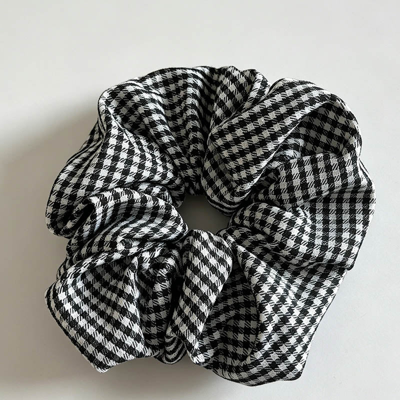 Elegant Retro Plaid Print Hair - Shopdayla Wholesale - #5730