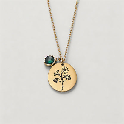 Birth Month Flower & Birthston - Shopdayla Wholesale - #8690