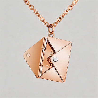 Love You Envelope Locket Penda - Shopdayla Wholesale - #7810
