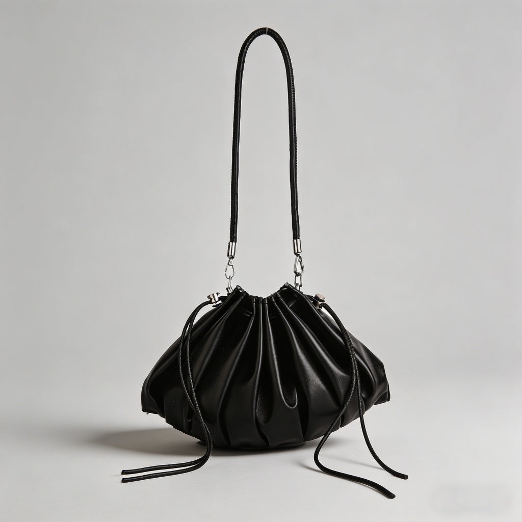 Ruched Drawstring Cloud Dumpli - Shopdayla Wholesale - #1506