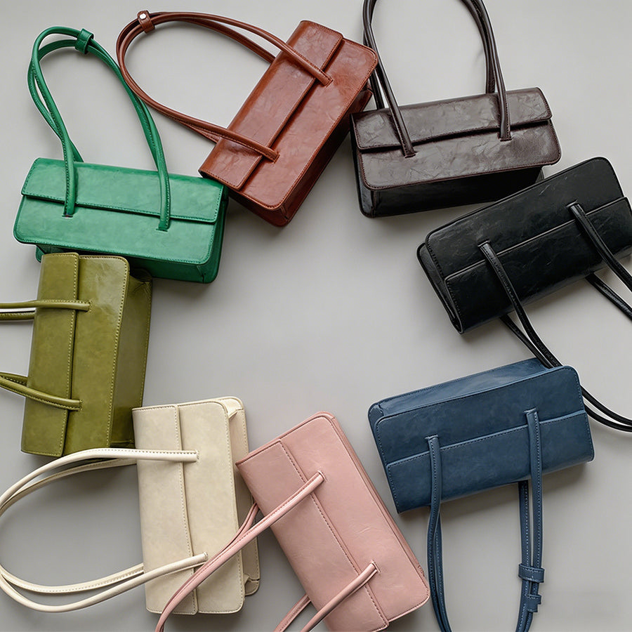 Sleek Structured Faux Leather - Shopdayla Wholesale - #0370