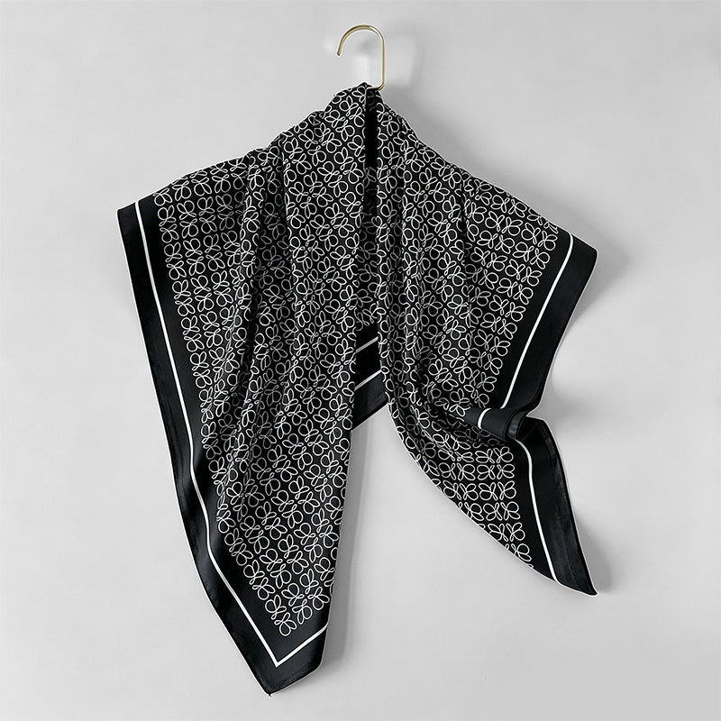 Animal‑Stripe Print Large Squa - Shopdayla Wholesale - #5490