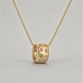 Multicolor CZ Barrel Pendant N - Shopdayla Wholesale - #7522