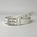 Rhinestone Heart PU Belt - Shopdayla Wholesale - #3314