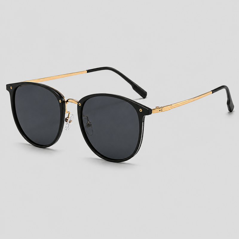 Retro Oval Metal Frame Sunglas - Shopdayla Wholesale - #0930