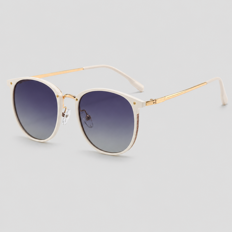 Retro Oval Metal Frame Sunglas - Shopdayla Wholesale - #2626