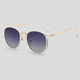 White Frame / Gray Gradient Lens / One Size