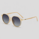 Beige Frame / Gray Gradient Lens / One Size