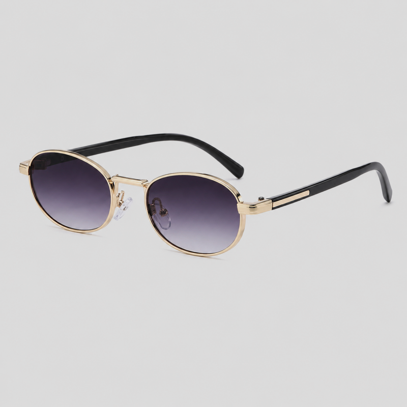 Retro Oval Metal Frame Sunglas - Shopdayla Wholesale - #3938