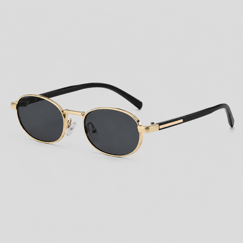 Retro Oval Metal Frame Sunglas - Shopdayla Wholesale - #8162