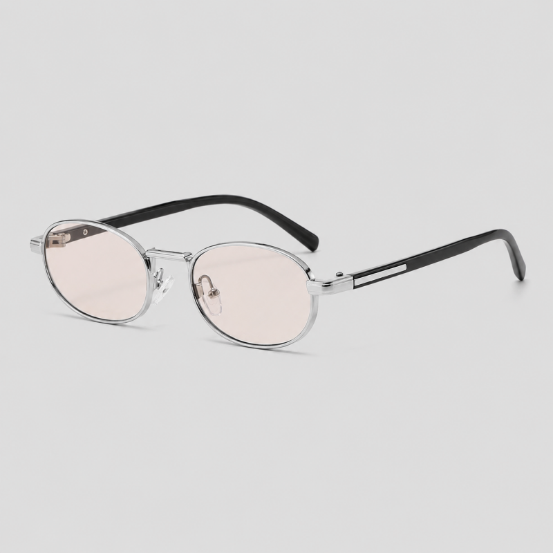 Retro Oval Metal Frame Sunglas - Shopdayla Wholesale - #9474