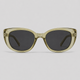 Transparent Green Frame/Grey Lens / One Size