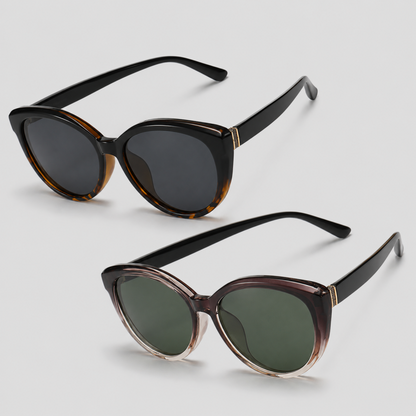 Retro Cat-Eye TR Frame Sunglas - Shopdayla Wholesale - #6530