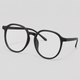 Matte Black Frame/Blue Light Blocking Lens / One Size
