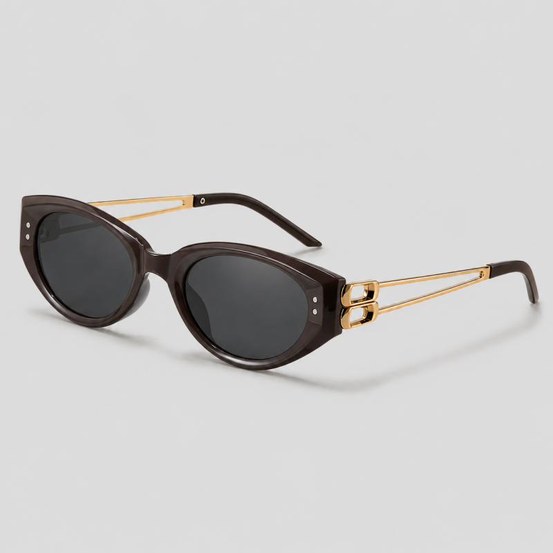 Retro Cat-Eye PC Alloy Sunglas - Shopdayla Wholesale - #0514