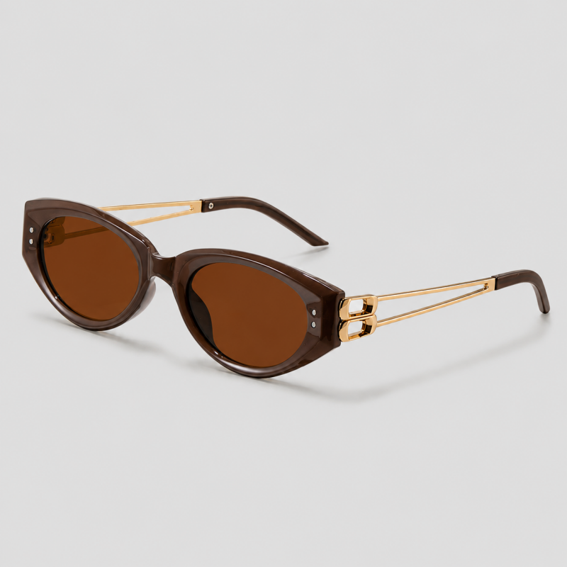Retro Cat-Eye PC Alloy Sunglas - Shopdayla Wholesale - #8818