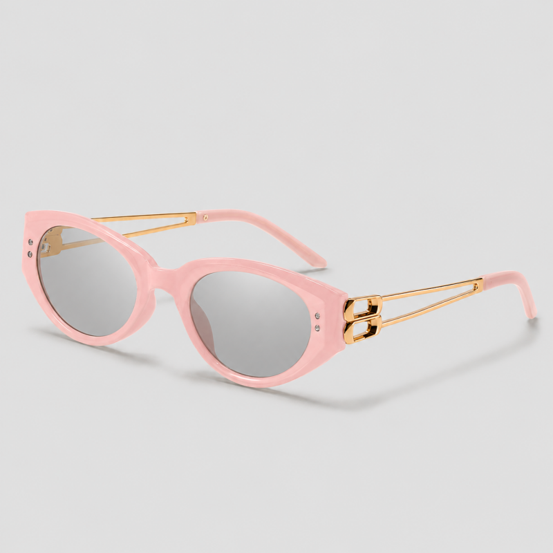 Retro Cat-Eye PC Alloy Sunglas - Shopdayla Wholesale - #1586